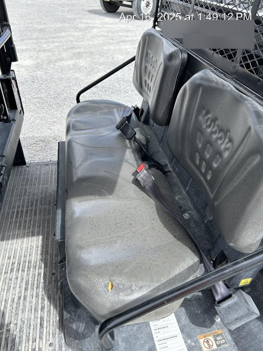 2021 Kubota RTV-X1140W-H Plastic Canopy, Windshield Acrylic Clear, LED Strobe Light, Wire Harness Kit, Back up Alarm