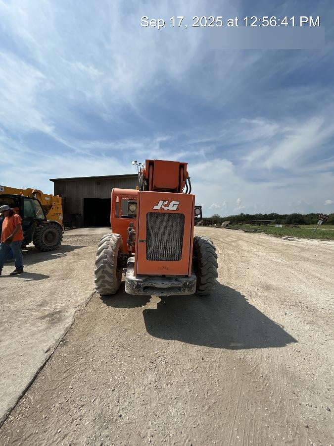 2018 Skytrak 10054 Skytrak 10054 10K Telehandler w/Open ROPS Solid Tires, LED Work Lights, Rotating Beacon, 60" Carriage/60" Forks