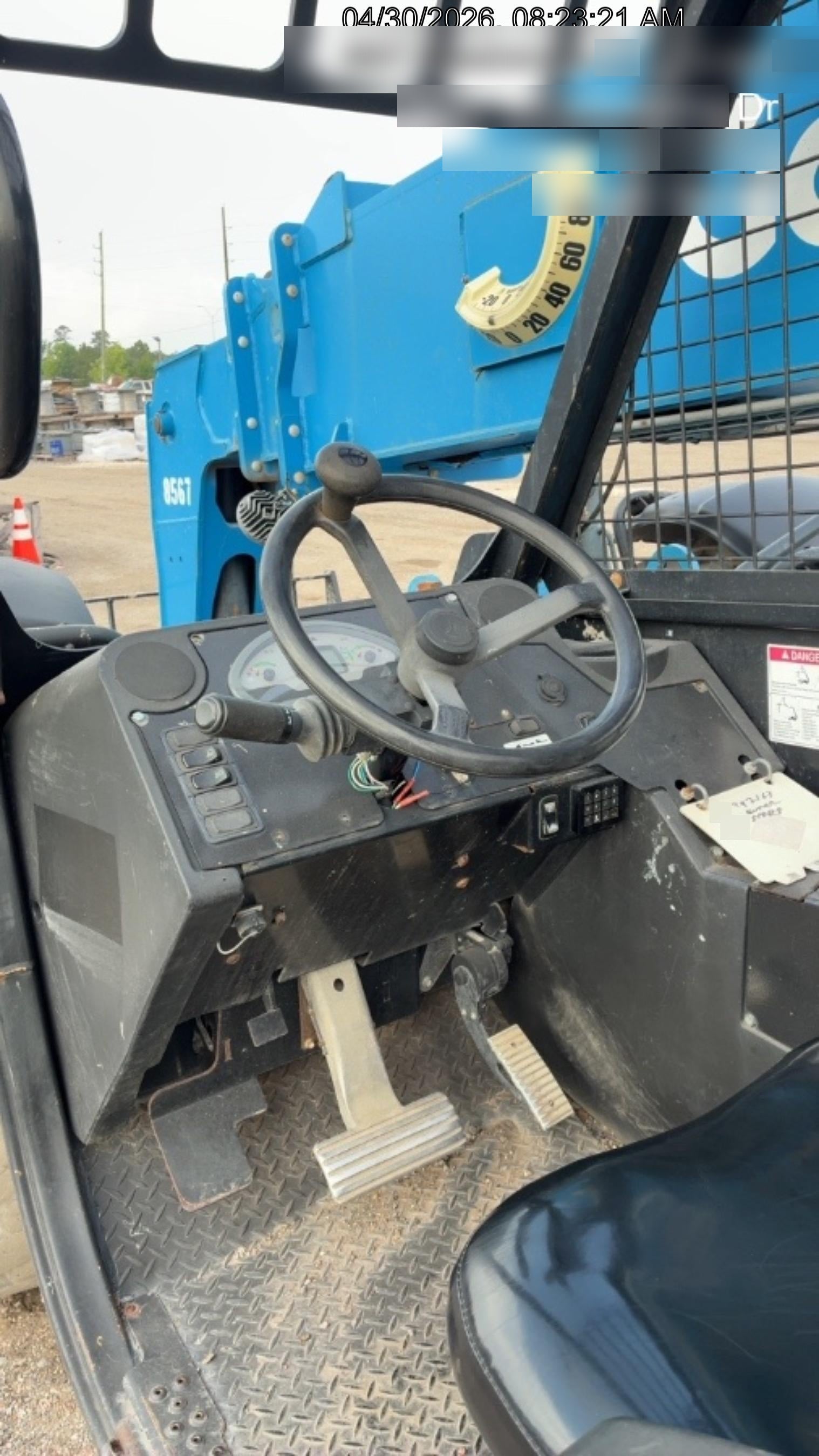 2018 Genie GTH-636 Genie GTH-636 w/Open ROPS, Solid Tires, Work Light/Beacon, 48" Carriage and Forks
