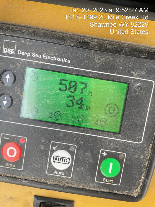 2022 Allmand NLV3GR (4) LED Light Fixture 350W, 23' Vertical Mast, 3kW Prime, Towable, ES Decals, T3