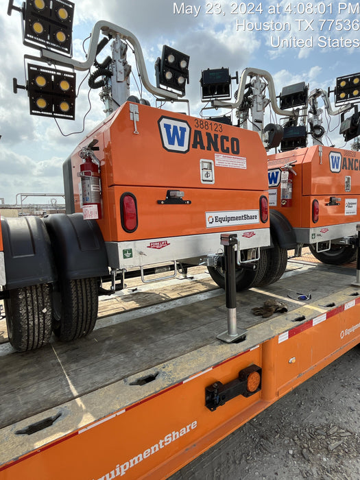 2024 Wanco WLTT-4MM4K Diesel, Deep Sea Controller, Shore Power Plug, Auto Start, (4) 350W LED Floodlights, 4kW Generator, 60 Gal Fuel Tank, 2" Ball, T3