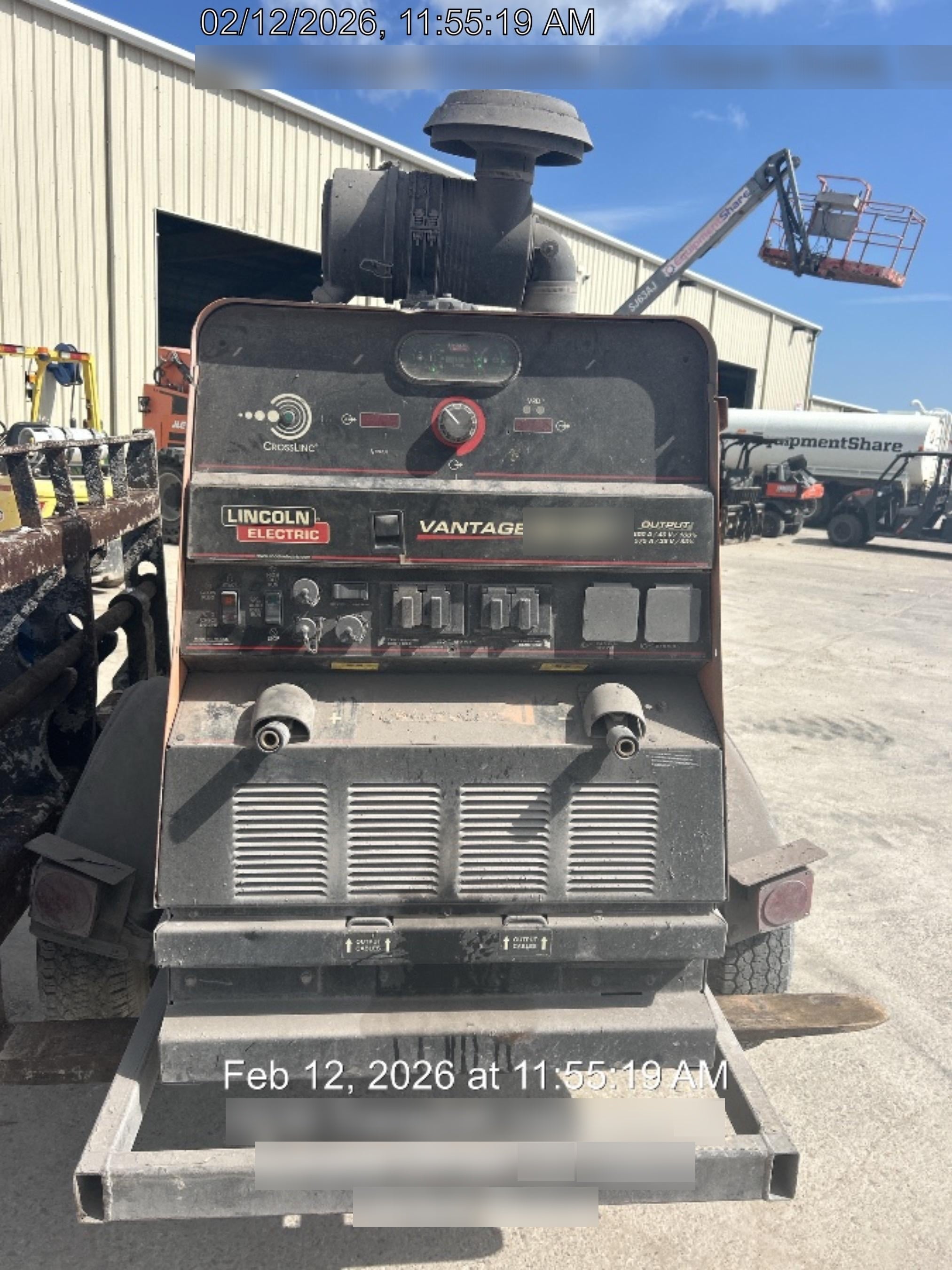 2022 Lincoln Electric Vantage 549X Crosslink Technology, Trailer Mounted, ES Decals, T3