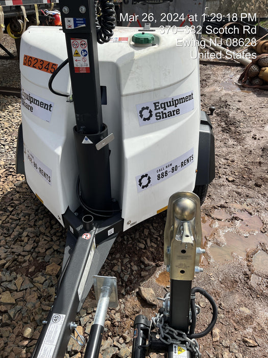 2023 Generac MLT2 Diesel, Flex Switch 120V Input, Powerzone Controller, 
(4) 320W LED Lights, 4kW Generator, 39.9 Gal Fuel Tank, 2" Ball, T3