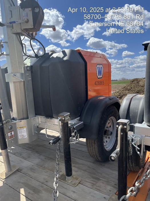 2024 Wanco WLTT-4MM4K Diesel, Deep Sea Controller, Shore Power Plug, Auto Start, (4) 350W LED Floodlights, 4kW Generator, 60 Gal Fuel Tank, 2" Ball, T3