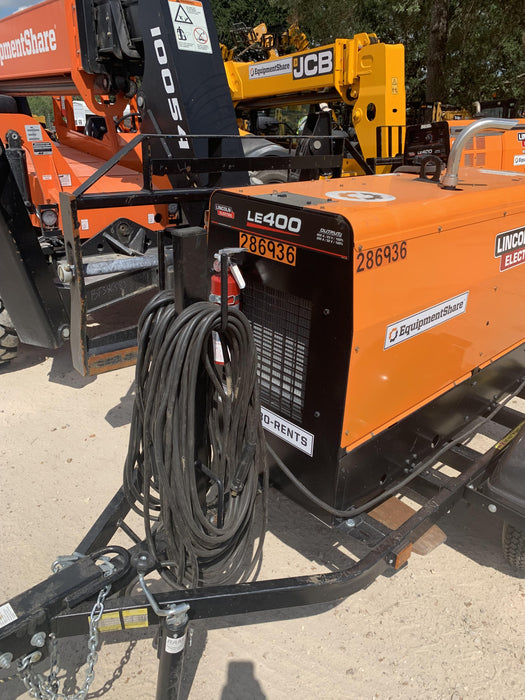 2022 Lincoln Electric LE400 Kubota V1505, Trlr, Cable Rack, Light Kit, ES Decals, T3