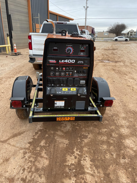 2022 Lincoln Electric LE400 Kubota V1505, Trlr, Cable Rack, Light Kit, ES Decals, T3