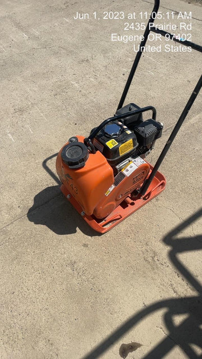 2020 Multiquip MVC82VHW Plate Honda GX160 w/water tank 18 wide