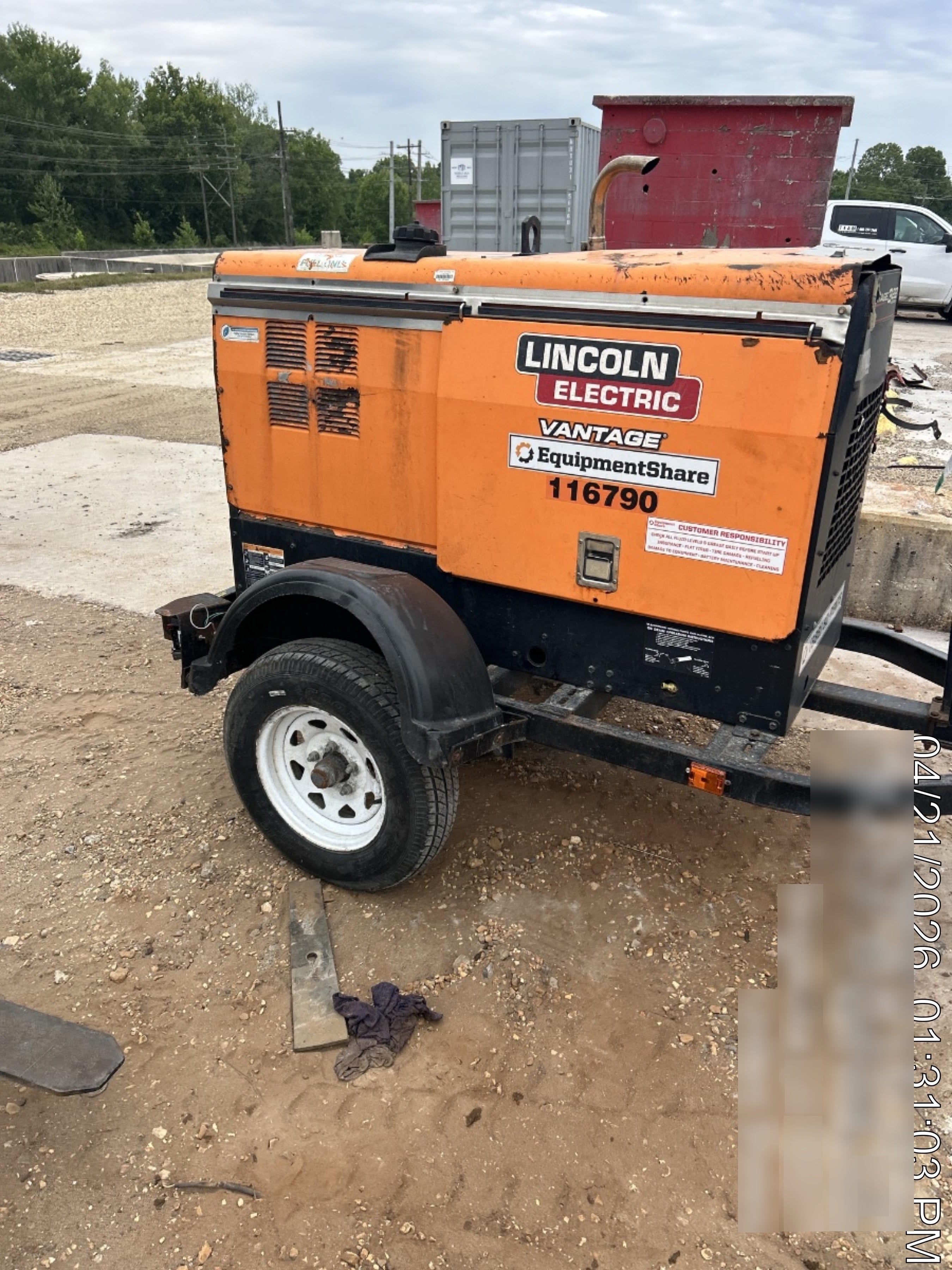 2020 Lincoln Electric Vantage 322 Ready-Pak 3