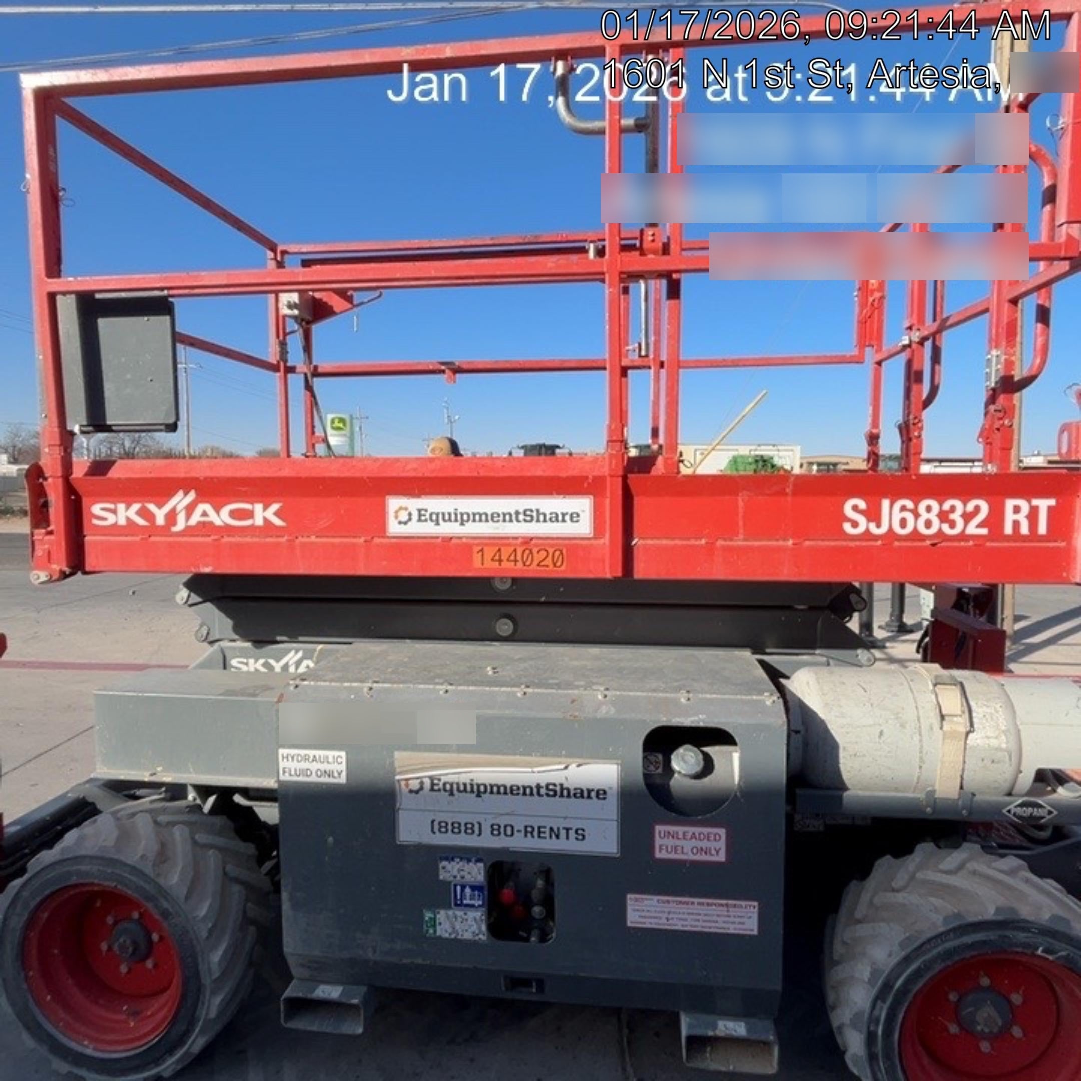 2021 SKYJACK SJ6832 RT