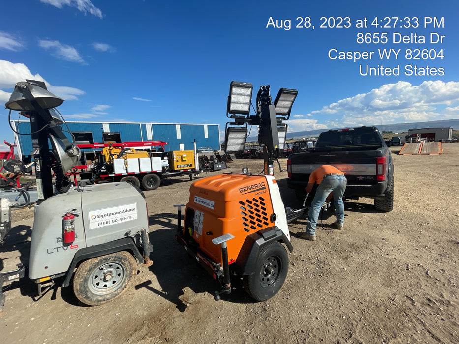 2023 Generac MLT2 Diesel, Flex Switch 120V Input, Powerzone Controller, (4) 320W LED Lights, 4kW Generator, 39.9 Gal Fuel Tank, 2" Ball, T3
