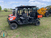 2022 Kubota RTV-X1140W-H Plastic Canopy, Windshield Acrylic Clear, LED Strobe Light, Wire Harness Kit, Back up Alarm
