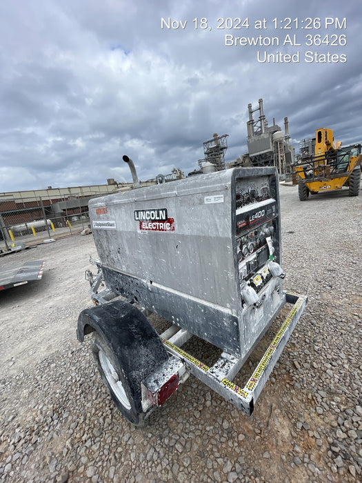 2024 Lincoln Electric LE400 Kubota V1505, Trlr, Cable Rack, Light Kit, ES Decals, T3