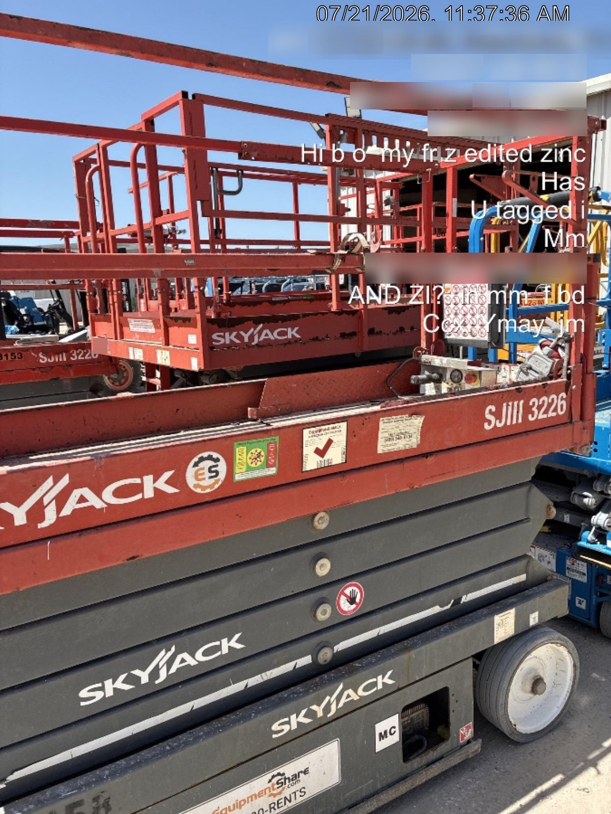 2018 SKYJACK SJIII-3226