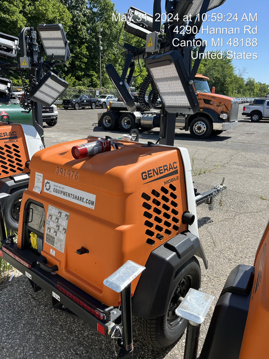 2024 Generac MLT2 Diesel, Flex Switch 120V Input, Powerzone Controller, 
(4) 320W LED Lights, 4kW Generator, 39.9 Gal Fuel Tank, 2" Ball, T3