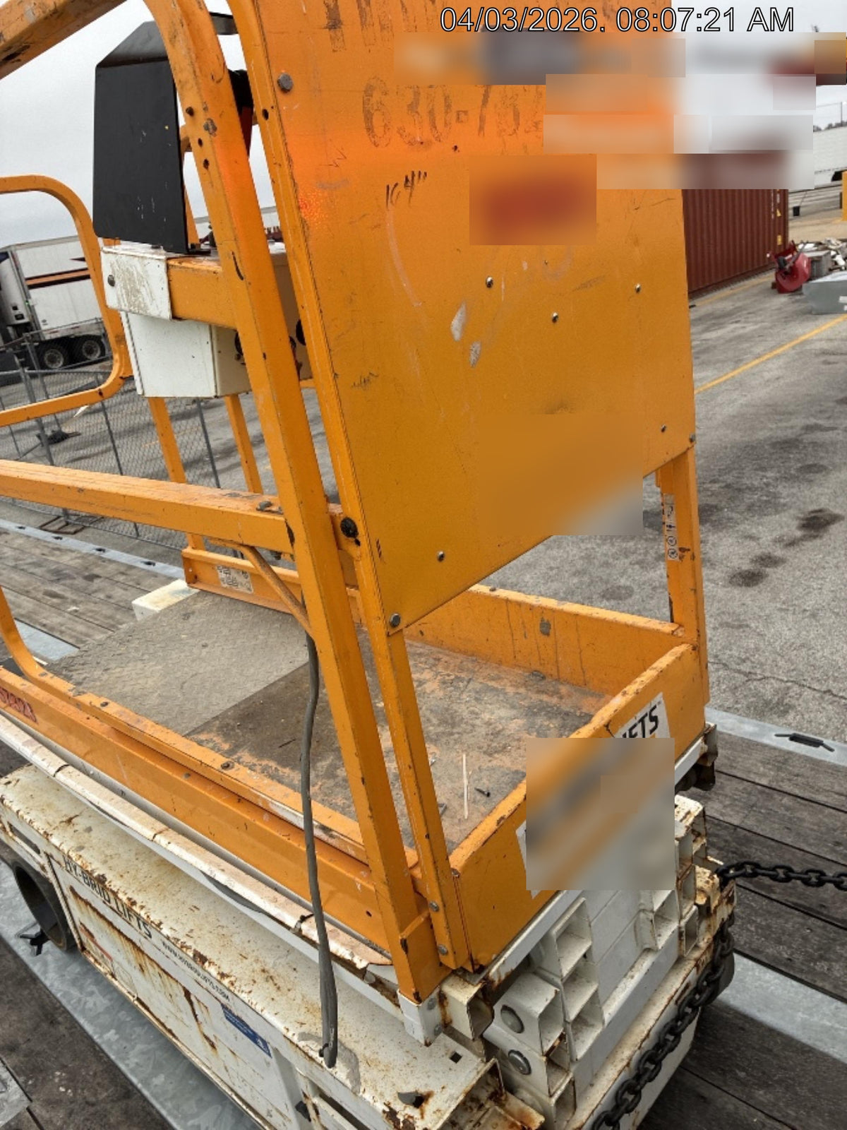 Custom Equipment HB-1430 <ul>
 <li>Hy-Brid Scissor Lift</li>
  <li>Platform capacity up to 670 lbs.</li>
  <li>Working height up to 20 ft</li>
  <li>Weighs under 1,700 lbs.</li>
  <li>Non-marking wheels </li>
</ul>