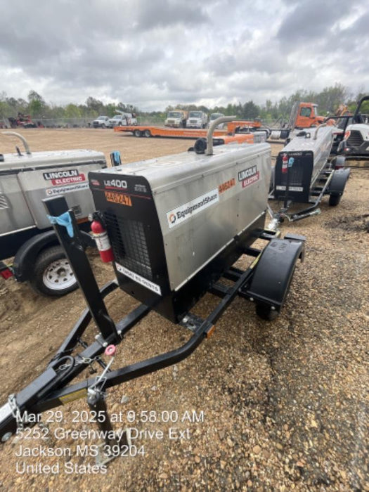 2024 Lincoln Electric LE400 Kubota V1505, Trlr, Cable Rack, Light Kit, ES Decals, T3