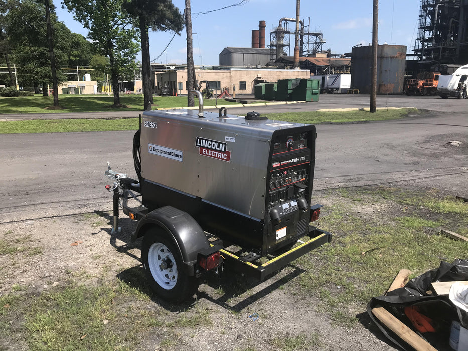 2020 Lincoln Electric Vantage 322 Welder Ready-Pak 3, w/ GPS & Decals (includes trailer, cable rack, fender light kit)