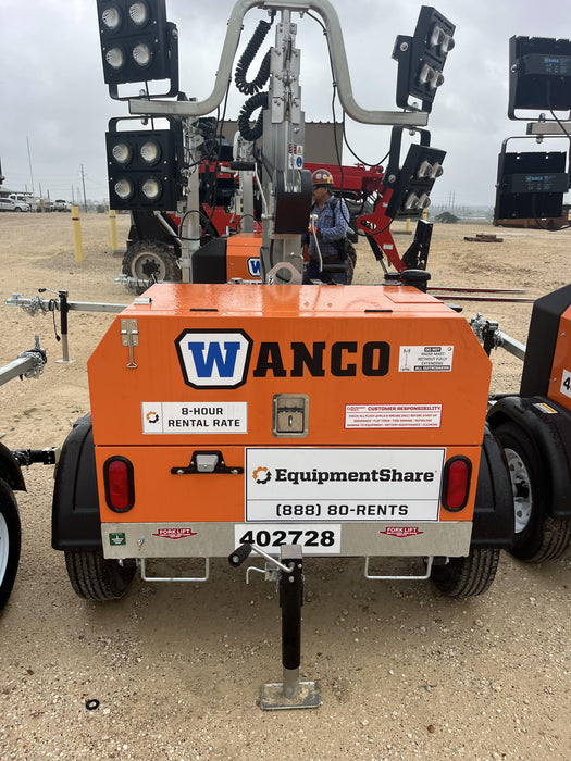 2024 Wanco WLTT-4MM4K Diesel, Deep Sea Controller, Shore Power Plug, Auto Start, (4) 350W LED Floodlights, 4kW Generator, 60 Gal Fuel Tank, 2" Ball, T3