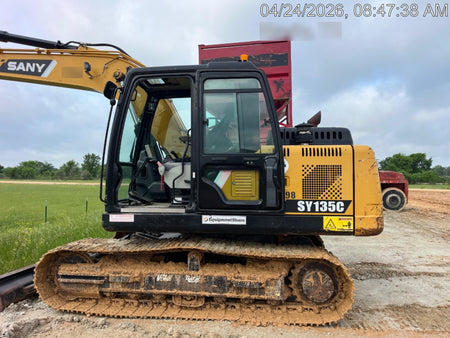 Sany SY135C SY135 Tier 4 - Cab, Hydraulic QC,  Buckets: 24" , 36" , Main Pin Hydraulic Thumb