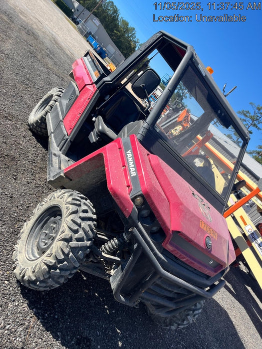 2021 Yanmar YU1000 Canopy, Steel Wheel, Poly WindShield, Beacon, Backup Alarm