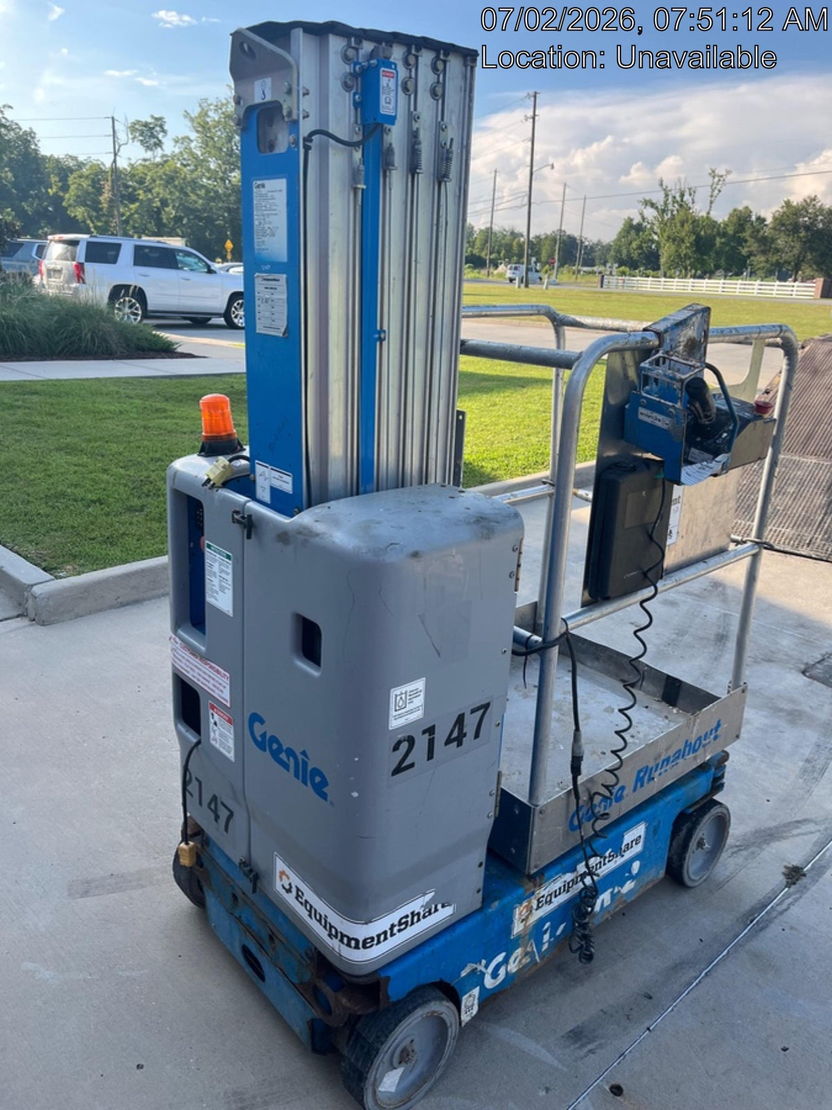 2016 GENIE GR-20