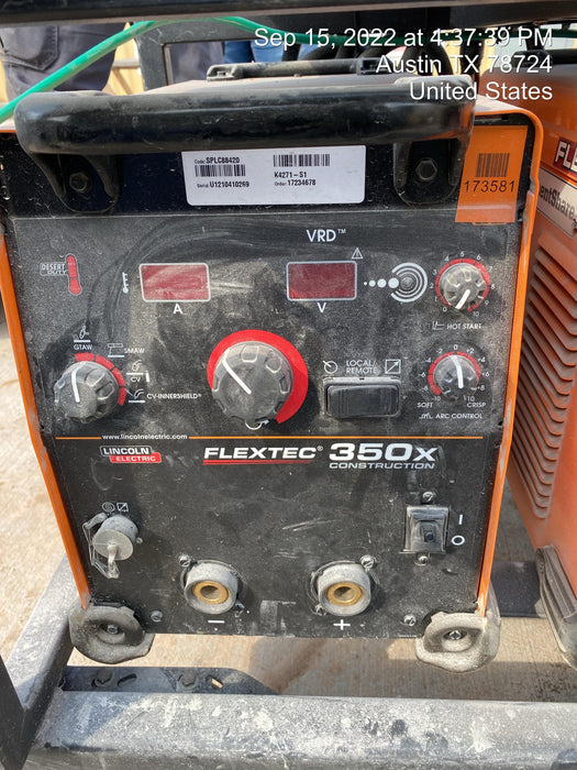 2021 LINCOLN ELECTRIC FLEXTEC 350X