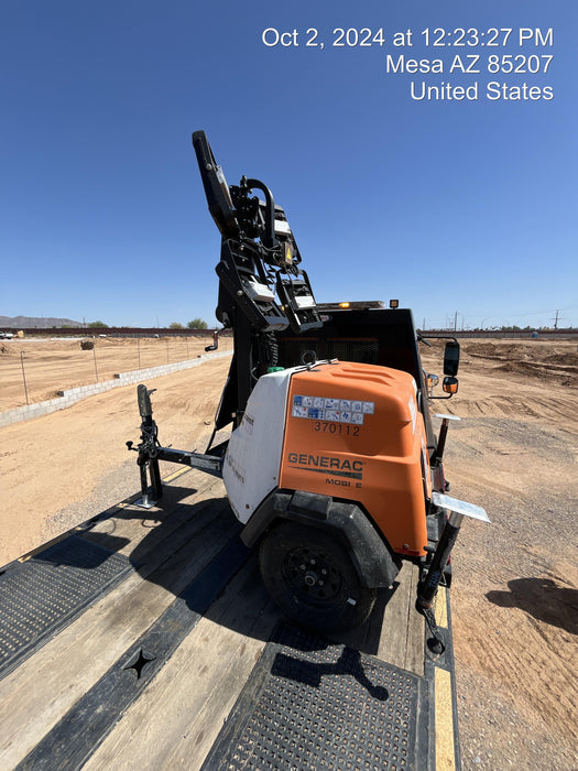 2023 Generac MLT2 Diesel, Flex Switch 120V Input, Powerzone Controller, 
(4) 320W LED Lights, 4kW Generator, 39.9 Gal Fuel Tank, 2" Ball, T3