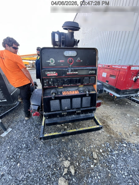 2021 Lincoln Electric Vantage 549X Ready Pak 3, ORANGE (includes trailer, cable rack, fender light kit)
