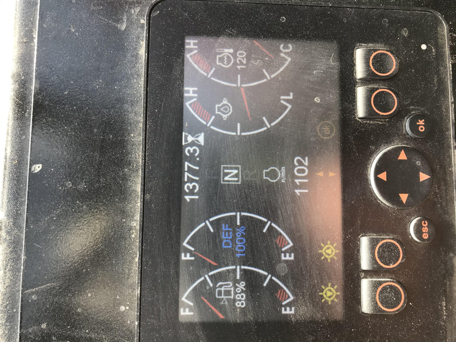 2019 Manitou MTA10055 Cab/Heat/Air, 120 HP, Solid Tires, Work Lights, Lift Hook, Auxiliary Hydraulics w/66" Carriage and 60" Forks