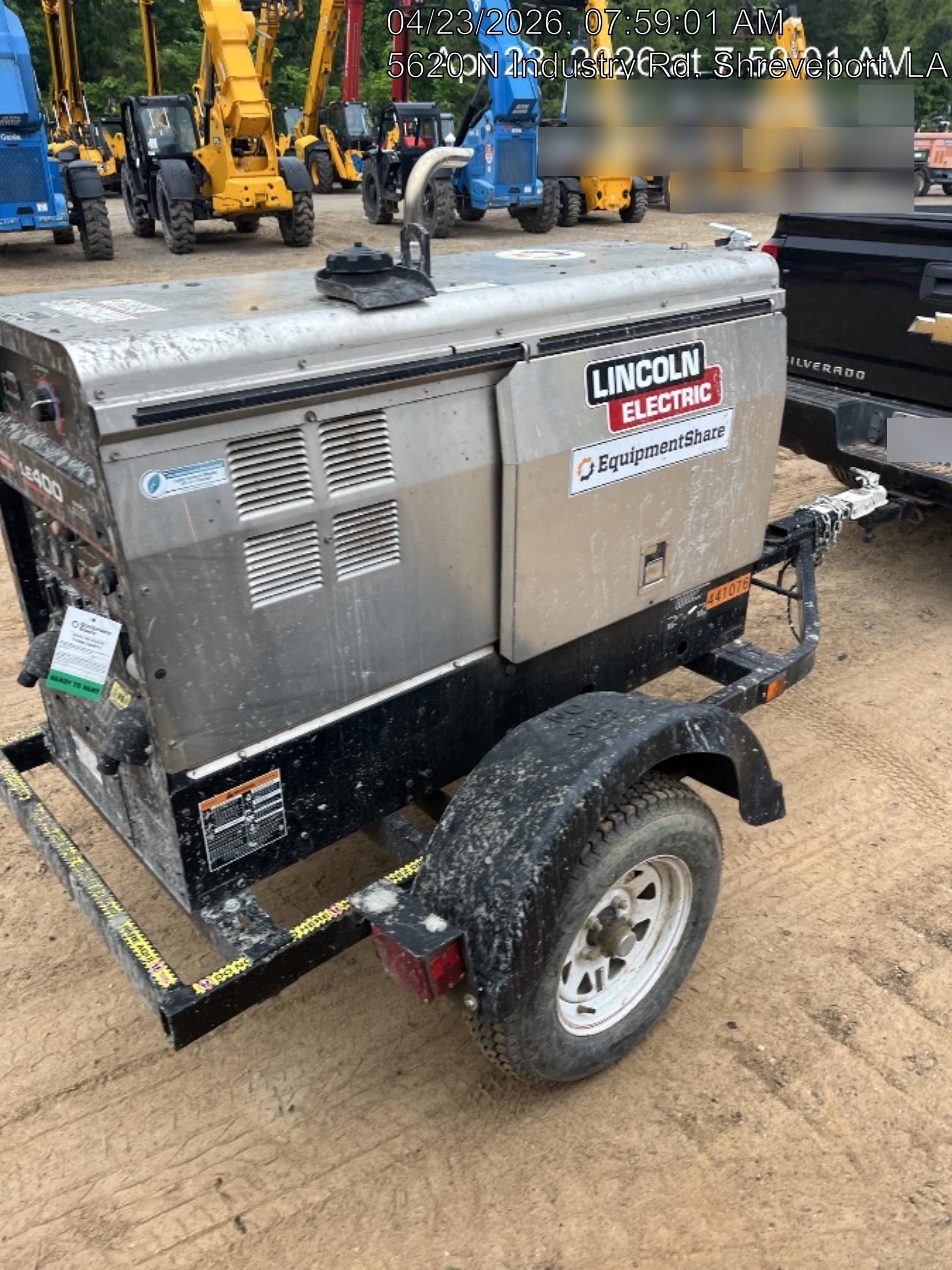 2024 Lincoln Electric LE400 Kubota V1505, Trlr, Cable Rack, Light Kit, ES Decals, T3