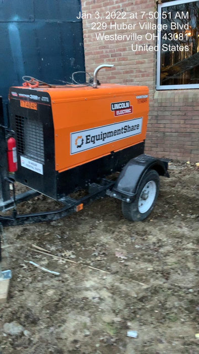 2021 Lincoln Electric Vantage 322 Vantage 322 Ready Pak 3 w/ Decals, ORANGE (includes trailer, cable rack, fender light kit) NO Telematics