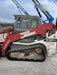 2019 Takeuchi TL10V2-CR Cab/Heat/AC, Rubber Tracks, Backup Alarm, Front & rear working Lights, Auxiliary Hydraulics, 2 Speed Travel, Engine Monitoring System, Hydraulic universal quick hitch w/76" HD smooth dirt bucket with bolt-on edge, 20.3 cubic feet capacity, 48" Pallet forks and frame