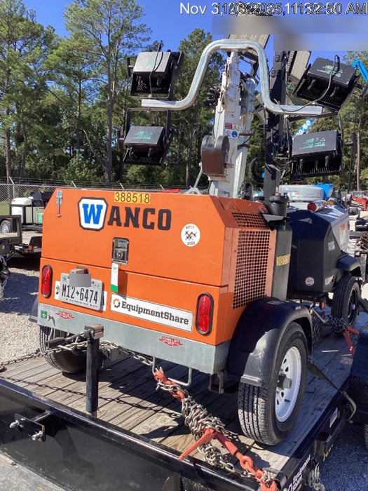 2024 Wanco WLTT-4MM4K Diesel, Deep Sea Controller, Shore Power Plug, Auto Start, (4) 350W LED Floodlights, 4kW Generator, 60 Gal Fuel Tank, 2" Ball, T3