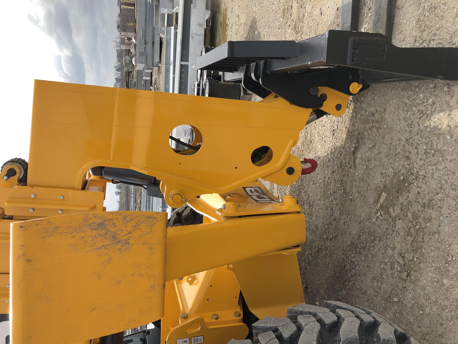 2020 JCB 510-56 Cab/Heat/Air, 74 HP, Solid Tires, STD Worklight, Beacon, Aux Hydraulics, Lifting Eye, Back up Alarm w/66" Carriage/60" Forks