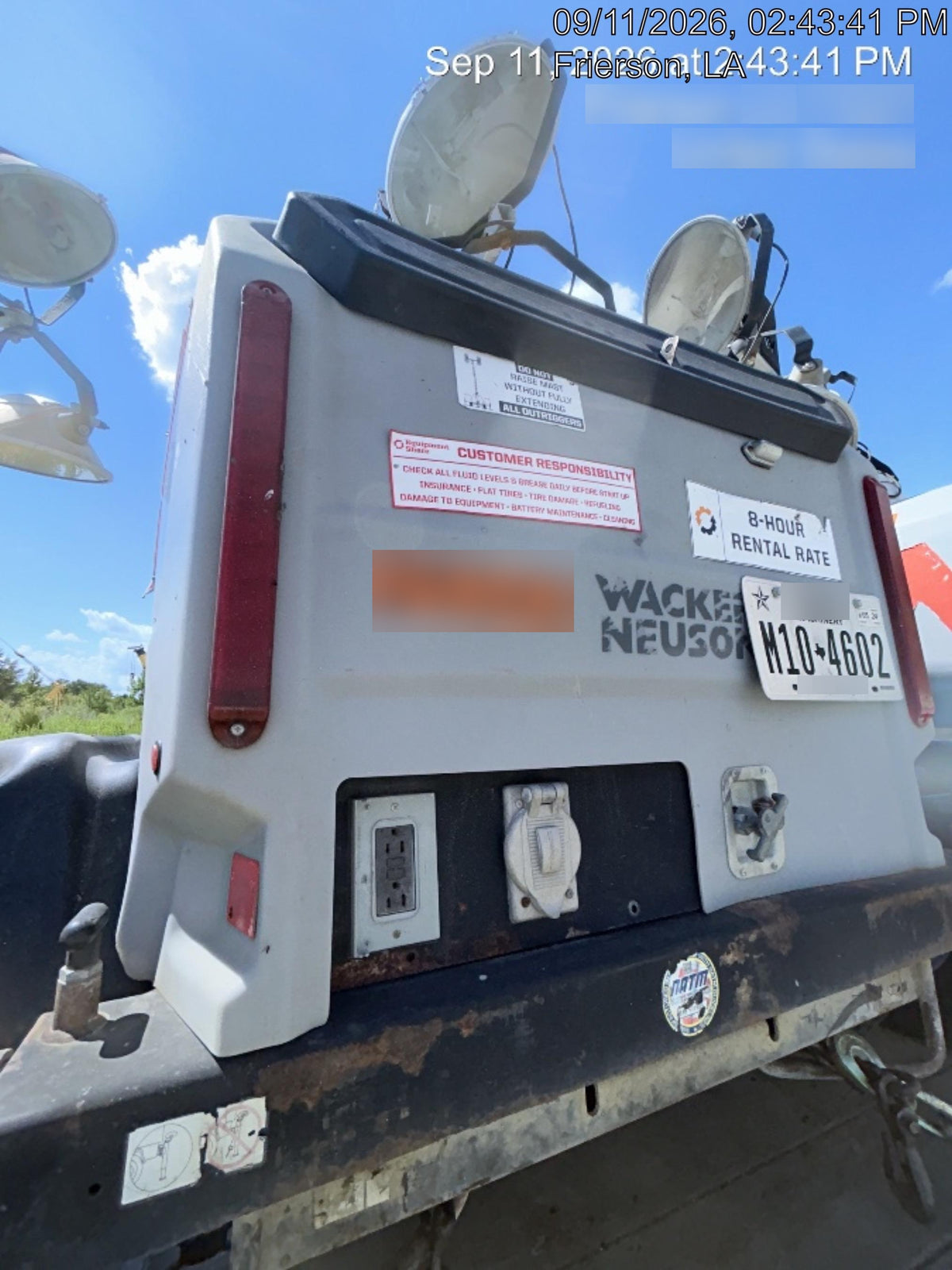 2019 Wacker Neuson LTV6L-MH Standard Options, ES Track Hardware, Fuel Level Sensor