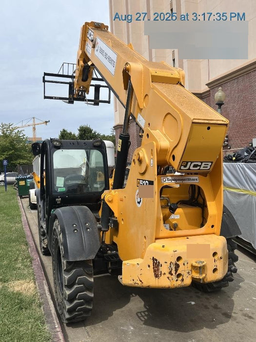 2020 JCB 510-56 Canopy, Solid Tires, Work Lights, Beacon, Aux Hydraulics, Back up Alarm, Lifting Eye, ES Decals