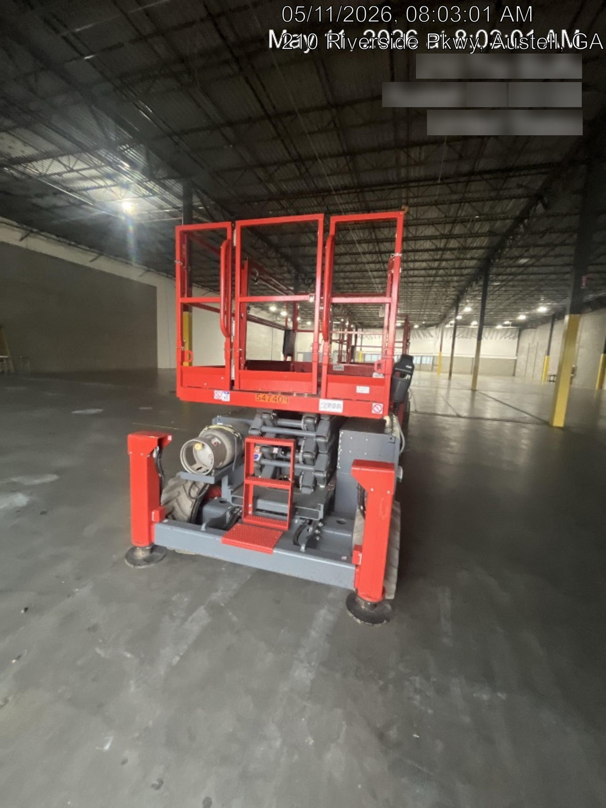 2018 Genie GTH-636 Genie GTH-636 w/Open ROPS, Solid Tires, beacon/work lights, 48" carriage/forks