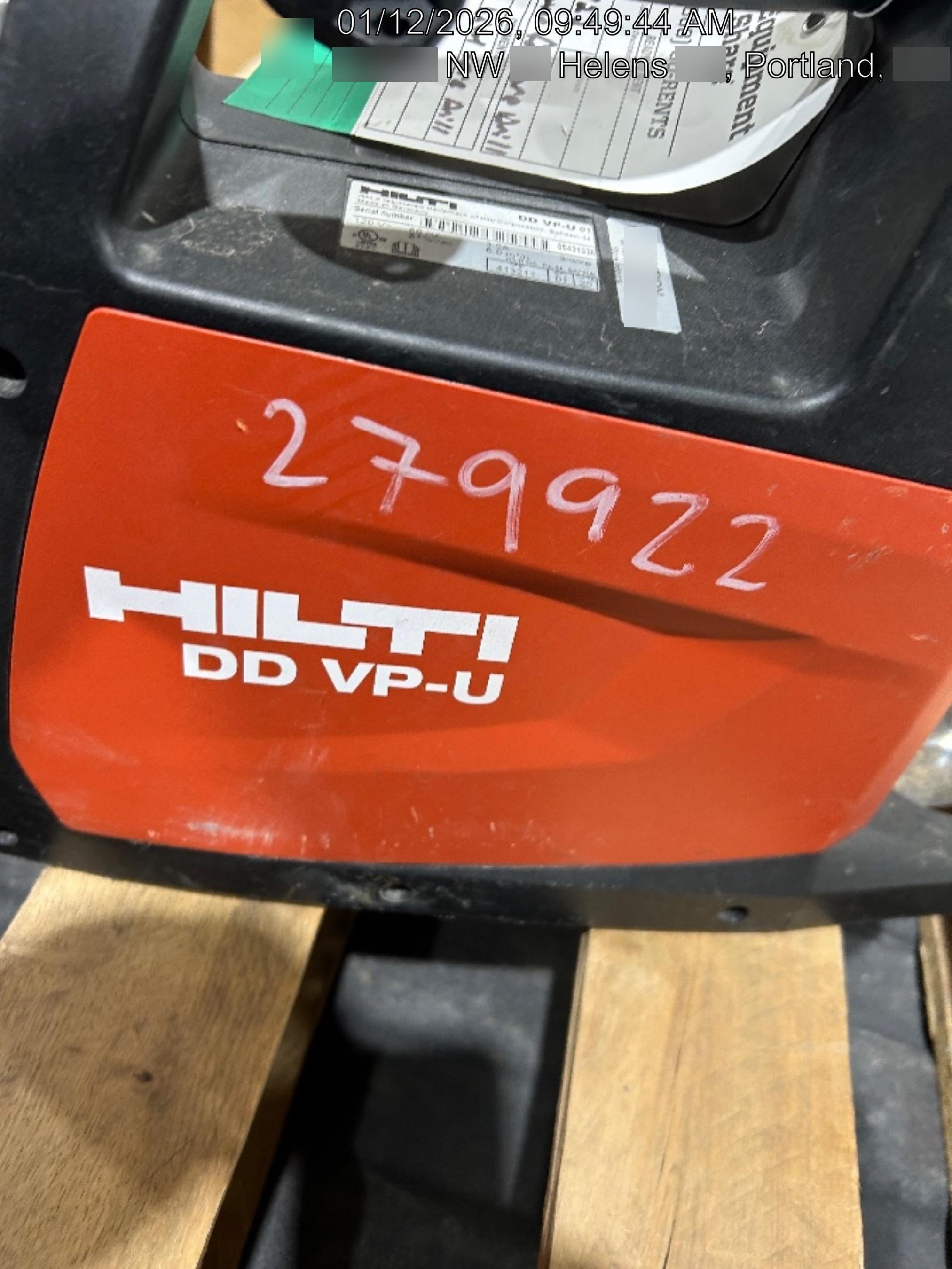 2019 HILTI DD VP-U
