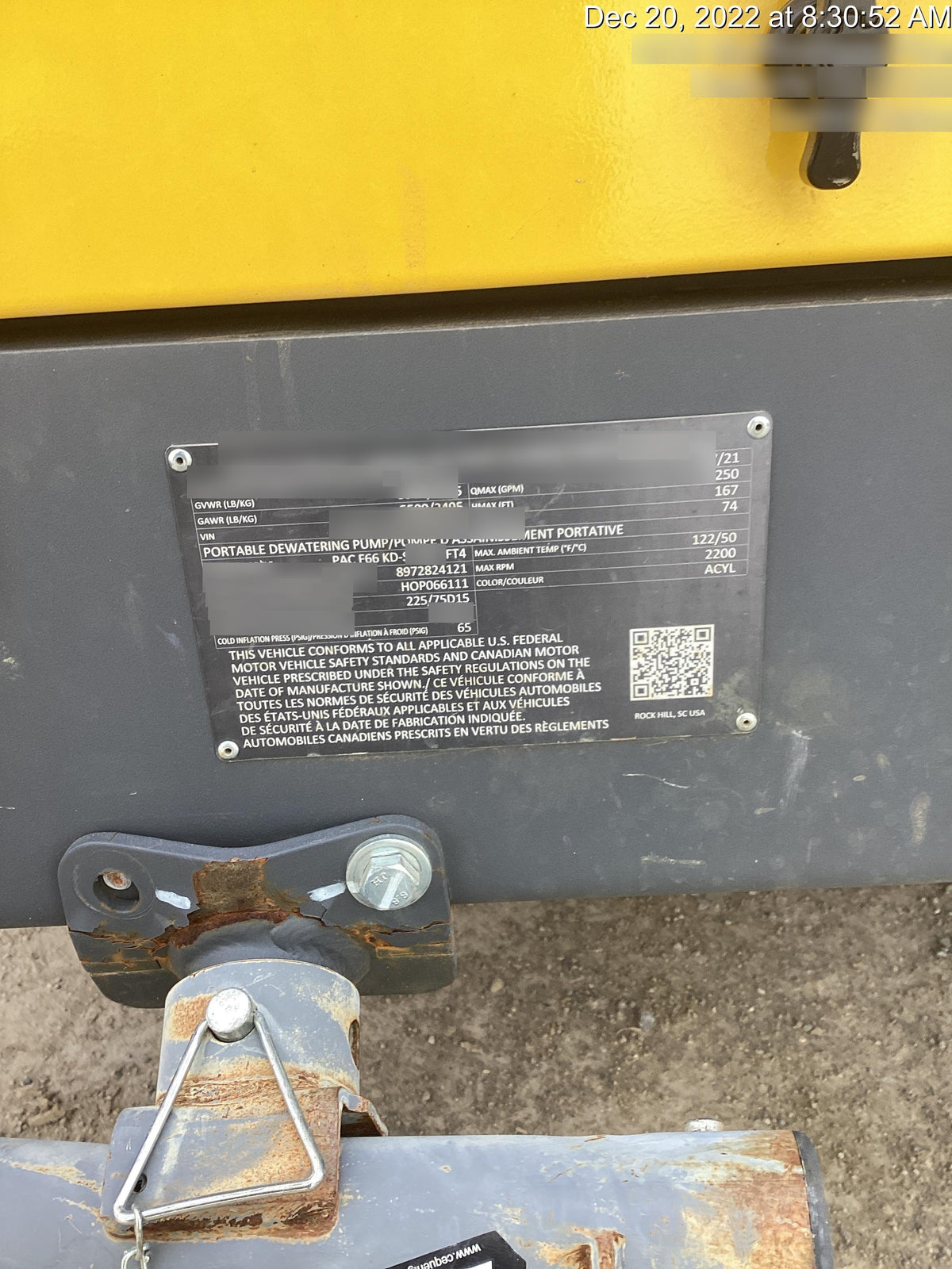 2021 ATLAS COPCO PAC F66 KD-S