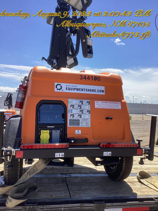 2023 Generac MLT2 Diesel, Flex Switch 120V Input, Powerzone Controller, (4) 320W LED Lights, 4kW Generator, 39.9 Gal Fuel Tank, 2" Ball, T3
