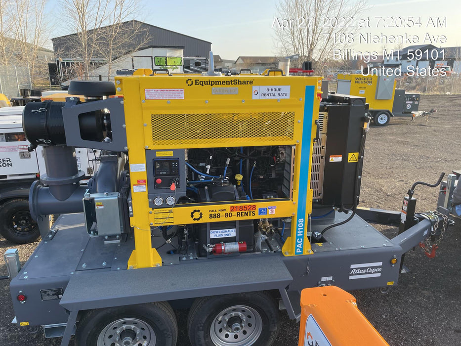 2022 ATLAS COPCO PAC H108 JD