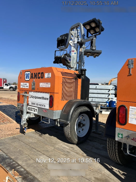 2024 Wanco WLTT-4MM4K Diesel, Deep Sea Controller, Shore Power Plug, Auto Start, (4) 350W LED Floodlights, 4kW Generator, 60 Gal Fuel Tank, 2" Ball, T3