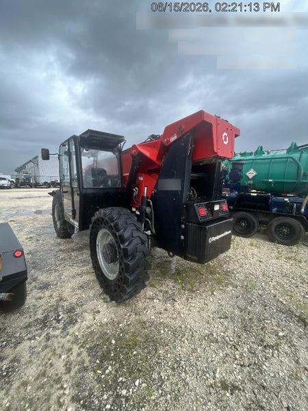 2019 Manitou MTA10055 Cab/Heat/Air, 120 HP, Solid Tires, Work Lights, Lift Hook, Auxiliary Hydraulics 66" Carriage and 60" Forks