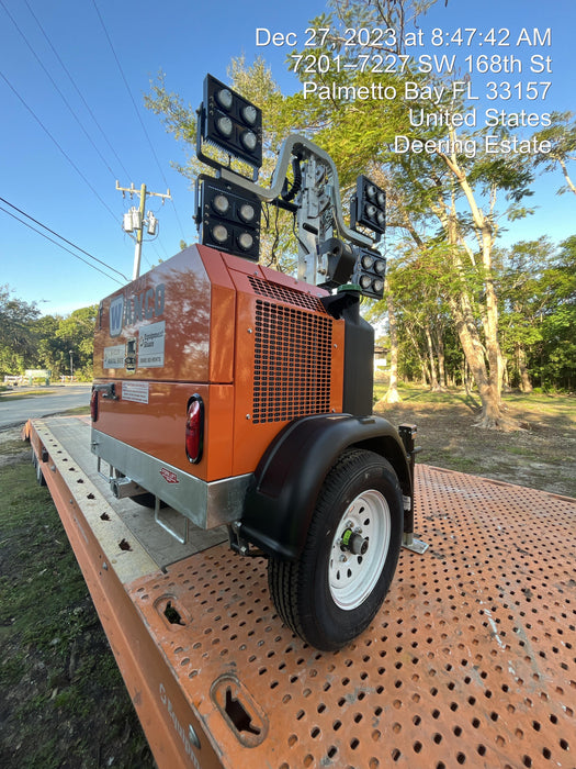 2023 Wanco WLTT-4MM4K Diesel, Deep Sea Controller, Shore Power Plug, Auto Start, (4) 350W LED Floodlights, 4kW Generator, 60 Gal Fuel Tank, 2" Ball, T3