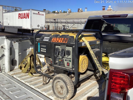 2023 Atlas Copco P6500W 5.5kW, AC390FD Gasoline Engine, Wheel & Handle Kit, (2) 120V Duplex 15A + (1) 120/240V 30A Twist Lock