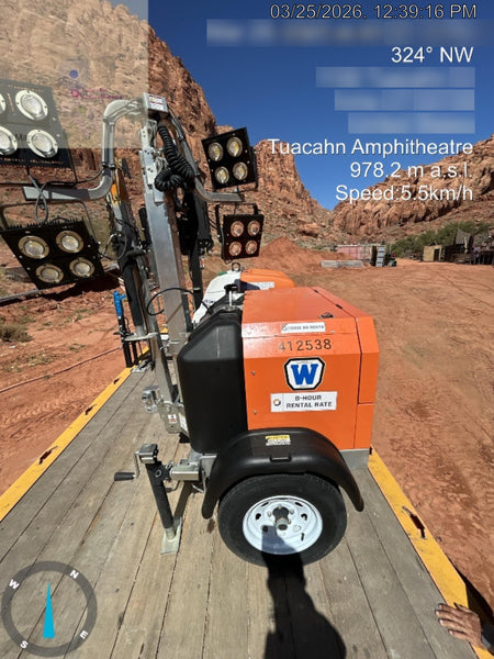 2024 Wanco WLTT-4MM4K Diesel, Deep Sea Controller, Shore Power Plug, Auto Start, (4) 350W LED Floodlights, 4kW Generator, 60 Gal Fuel Tank, 2" Ball, T3