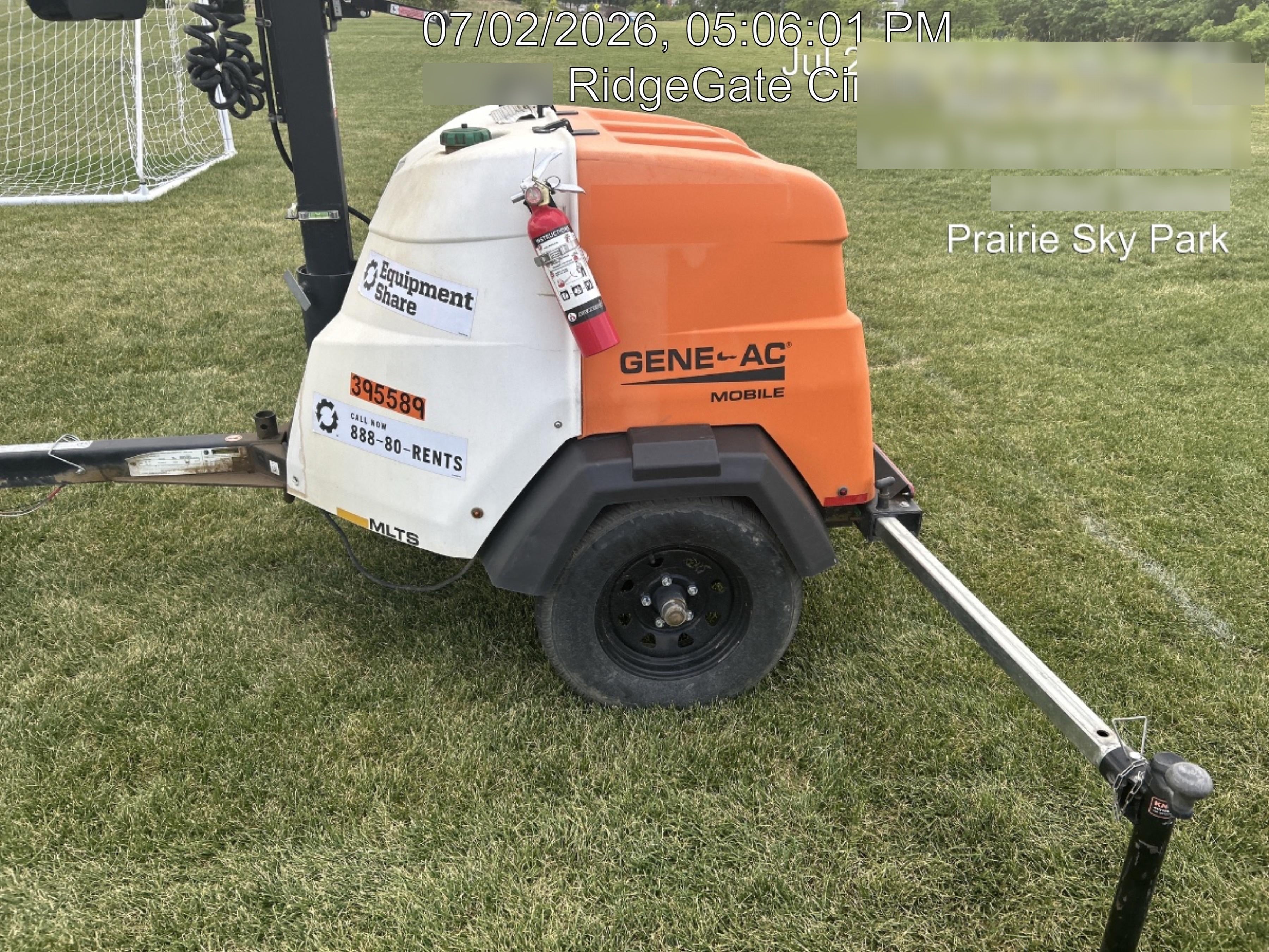 2024 Generac MLT2 Diesel, Flex Switch 120V Input, Powerzone Controller, 
(4) 320W LED Lights, 4kW Generator, 39.9 Gal Fuel Tank, 2" Ball, T3