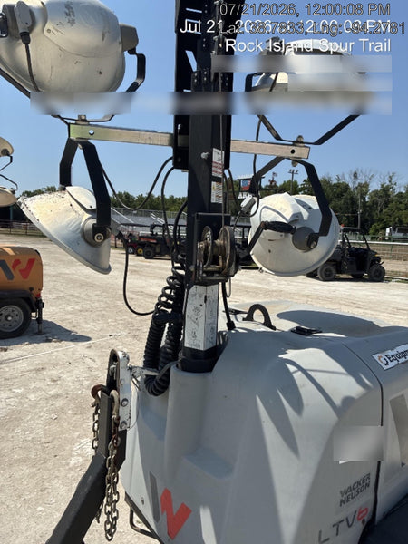 2019 Wacker Neuson LTV6L-MH Wacker Neuson LTV6L Mobile Light Tower w/Fuel Level Sensor Installed