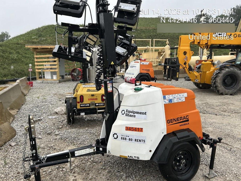 2023 Generac MLT2 Diesel, Flex Switch 120V Input, Powerzone Controller, (4) 320W LED Lights, 4kW Generator, 39.9 Gal Fuel Tank, 2" Ball, T3