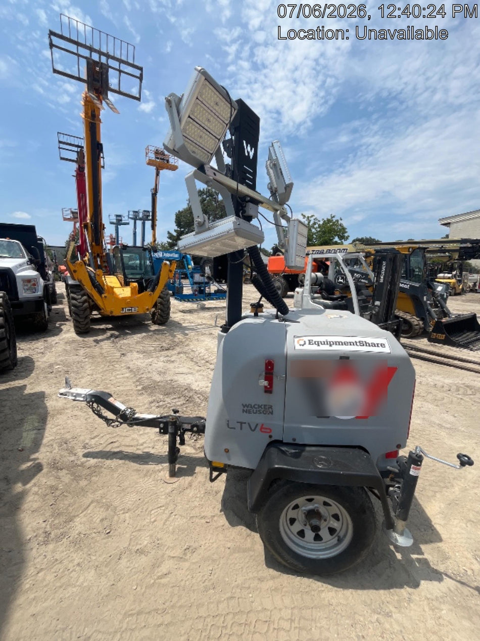 2020 Wacker Neuson LTV6K LTV6K-METAL HALIDE LIGHT TOWER 60HZ KUBOTA LED 300